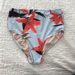 Albion Fit Swim Bottoms Floral Small